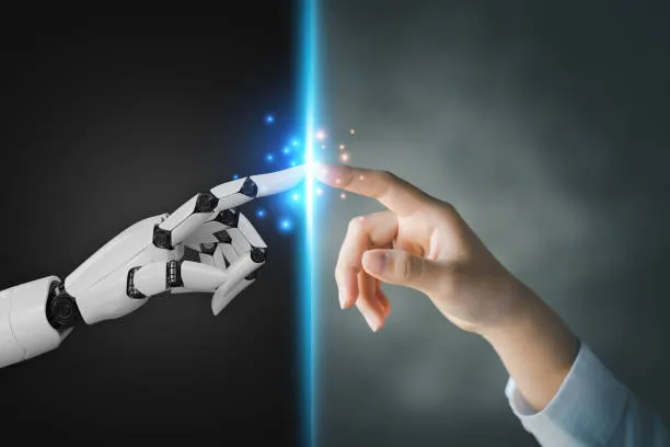 Абстрактная визуализация AI